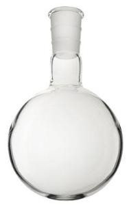 Round Bottom Single Neck Flasks, Quartz, Chemglass