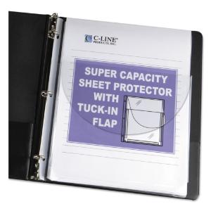 C-Line® Super Capacity Sheet Protector with Tuck-In Flap