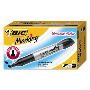 BIC® Mark-It® Chisel Tip Permanent Marker