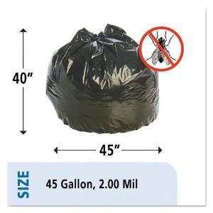 Insect-repellent trash bags