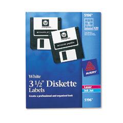 Self-Adhesive Diskette Labels for Laser/Inkjet Printers, Essendant