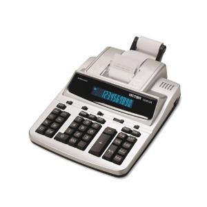 Victor® 1240-3A AntiMicrobial 12-Digit Two-Color Printing Calculator