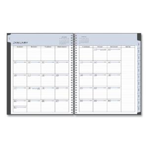 Planner, Passages Weekly/Monthly Wirebound, Black Cover, 2021
