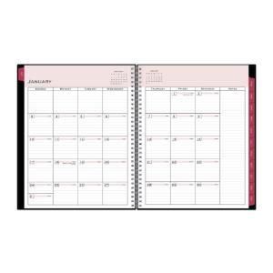 Planner, Weekly/Monthly, Classic Red