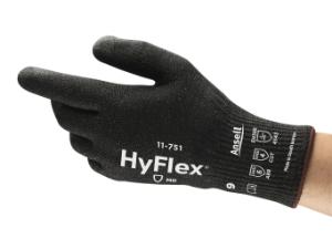 HyFlex® 11-751 Lightweight 10-Gauge Mechanical Protection Gloves, Ansell