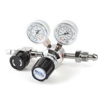 Single-Stage Ultra-High Purity Chrome-Plated Brass Gas Regulators with CGA Fittings, Restek