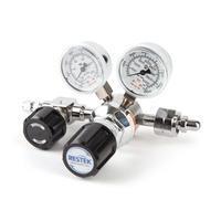 Single-Stage Ultra-High Purity Chrome-Plated Brass Gas Regulators with CGA Fittings, Restek