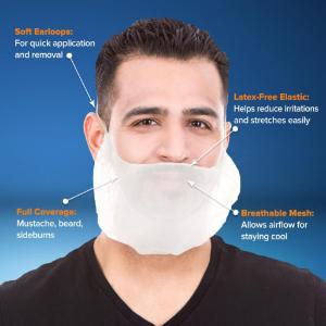 Beard covers, disposable, case of 2000
