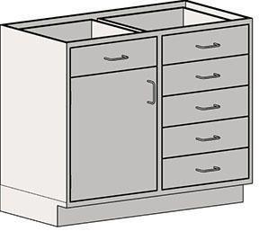 Base unit LH door drawer stand