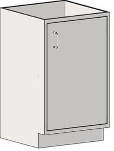 Base unit LH door standing