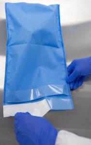 Self-sealing heavy duty SMS autoclave bags