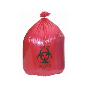 Infectious waste liners, red