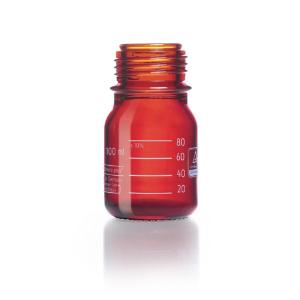DURAN® Pressure Plus+ bottle, GL 45, 100 ml, amber