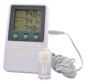 Single Probe Thermometers with Alarm, Time Date Stamp, Thermco