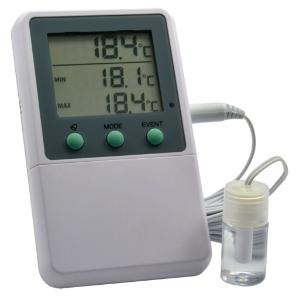 Single Probe Thermometers with Alarm, Time Date Stamp, Thermco