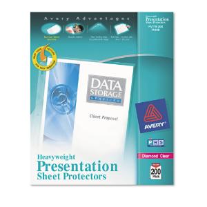 Avery® Diamond Clear Easy Load Sheet Protector, Essendant