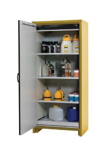30-Minute, 30-Gallon EN Safety Storage Cabinet, Opened