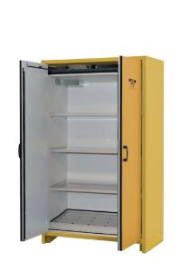 30-Minute, 45-Gallon EN Safety Storage Cabinet, Opened