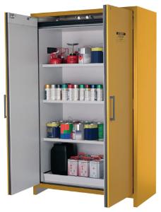 90-Minute, 45-Gallon EN Safety Storage Cabinet, Opened