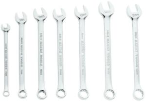 Metric Combination Wrench Set, 6 Point, 11 Piece, Klein Tools