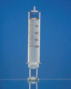 Poulten and Graf Fortuna™ Glass Syringes, Air-Tite Products