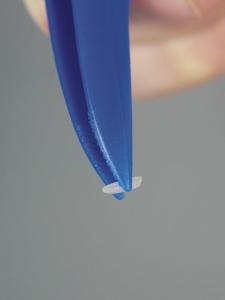 Disposable tweezer blue pointed detail tip