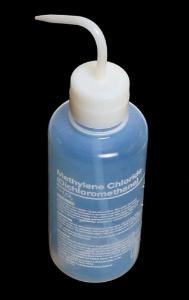 Safety wash bottle, methylene dichloride