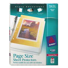 Avery® Diamond Clear Page Size Sheet Protector, Essendant