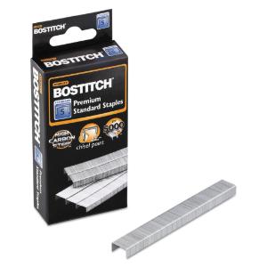 Stanley bostitch full strip standard chisel point staples, ¹/? leg length, 5000/box