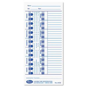 Lathem® Time Cards for Lathem® E-Series Time Recorders, Essendant