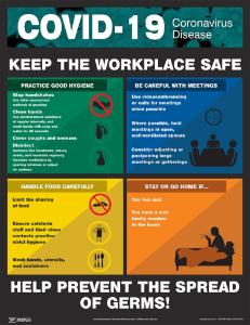 COVID-19 workplace safety poster