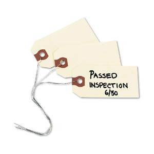 Avery shipping tag w/reinforced eyelet, paper/double wire, 1000/pack