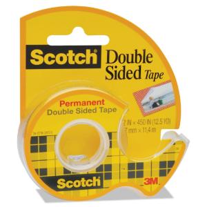 Scotch 665 double-sided office tape w/hand dispenser