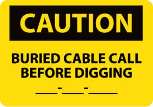 Voltage and Electrical Caution Signs, National Marker