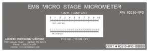Stage Micrometer Model SM-4, Electron Microscopy Sciences