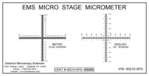 Stage Micrometer Model SM-5, Electron Microscopy Sciences