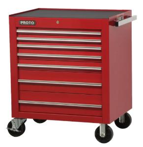 Proto® 450HS Roller Cabinets, 8 Drawers, Red, Stanley® Products