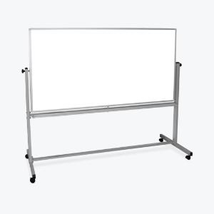 Double-sided magnetic whiteboard, 72w×40"h