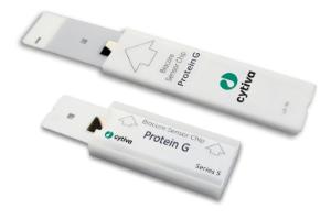 Sensor chip protein g both formats