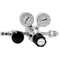 Dual-Stage Ultra-High Purity Chrome-Plated Brass Gas Regulators with CGA Fittings, Restek