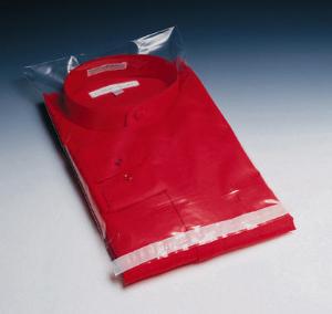 Permanent Adhesive Poly Bags with ¹/₄" Vent Hole, Associated Bag