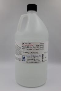 Hydrochloric Acid 0.1 N, NIST Traceable Solution