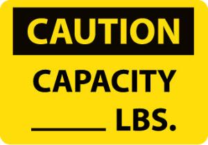 Caution Warehouse Signs, National Marker