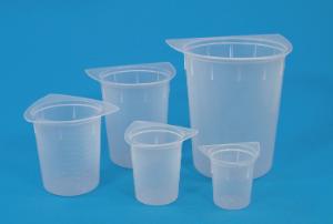 Tri-Corn Beakers, Plastic, Disposable, Electron Microscopy Sciences