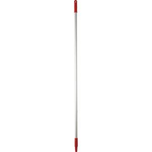 Aluminum Handle with Euro (Hygienic) Thread, Red, 59"