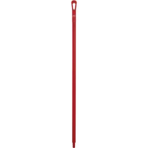 Ultra Hygiene Handle with Euro (Hygienic) Thread, Red, 51"