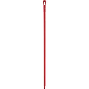 Ultra Hygiene Handle with Euro (Hygienic) Thread, Red, 59"