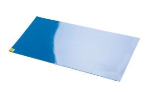 Anti-microbial contamination control mat, blue