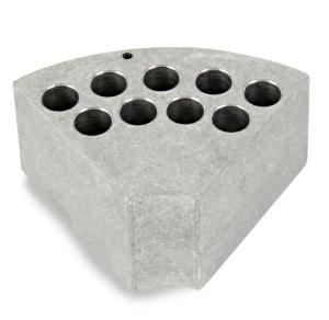 Sectional block 12 mm tubes