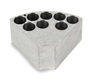 Sectional block 16 mm tubes
